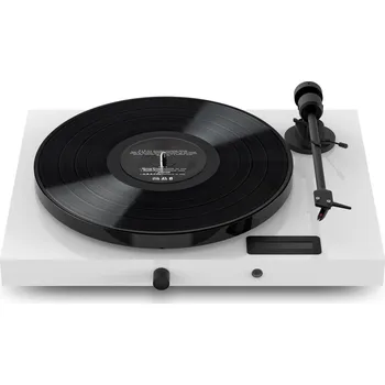 Gramofon Pro-Ject JukeBox E1 + OM5e white; Gramofon s vestavěným zesilovačem a přijímačem Bluetooth