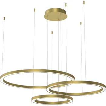 Závěsné LED svítidlo Galaxie, 3x LED 85w, 3500k, g