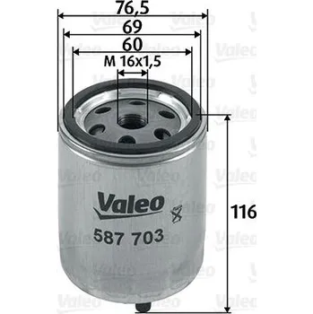 Palivový filtr Palivový filtr VALEO 587703
