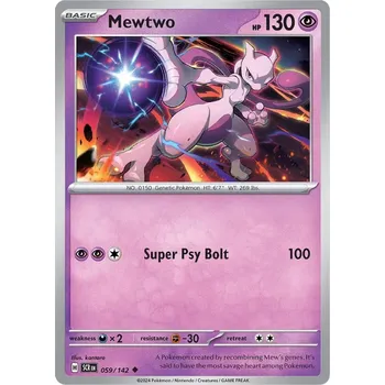 Karetní hra Mewtwo 059/142 - Stellar Crown Typ karty: Reverse Holo