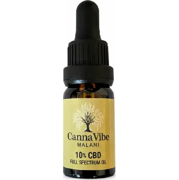 CBD CannaVibe Malani CBD OLEJ FULL SPECTRUM 10%- Klíč k harmonii těla a mysli