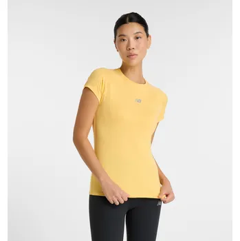 Dámské tričko Dámské tričko New Balance WT51223CEE – žluté