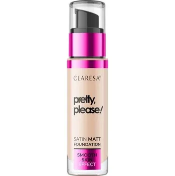 Přípravek na tvář Claresa PRETTY, PLEASE SATIN MATT FOUNDATION matující make-up na obličej 04, 33 g