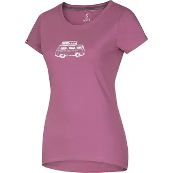 Dámské tričko OCUN Classic T Auto - Dámské lezecké tričko Barva: Pink Mellow Mauve, Velikost: S
