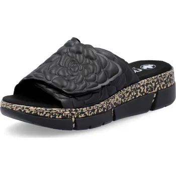 Dámské pantofle Dámské nazouváky RIEKER V2351-00 BLACK F/S6 41