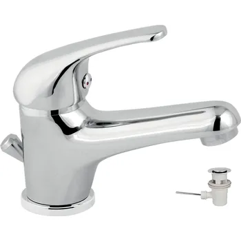 Umyvadlová baterie s výpustí Titania Iris chrom