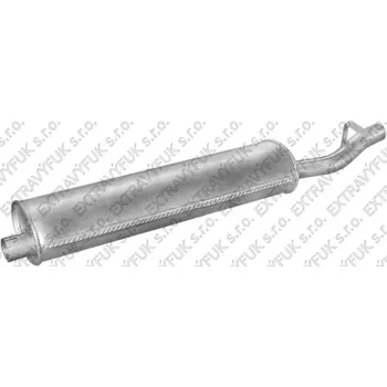 Zadní díl výfuku Výfuk - zadní tlumič - díl výfuku (07.101)