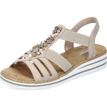 Dámské sandále Dámské sandály RIEKER V0649-62 béžová S6 42