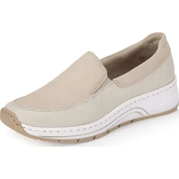 Dámské mokasíny Dámské mokasíny RIEKER N6555-60 béžová S6 38