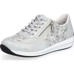 Dámské polobotky RIEKER N1112-80 stříbrná S6 40