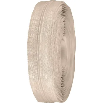 Zip Zip spirálový No 3 metráž pro jezdce typu ASIC, velké, 307 krémová