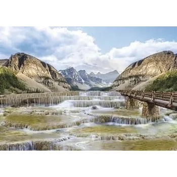 Obraz Dřevěný obraz Vodopády 70 x 100 cm