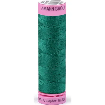 Nit Polyesterové nitě návin 100 m Aspo Amann, střední, 0222 Evergreen