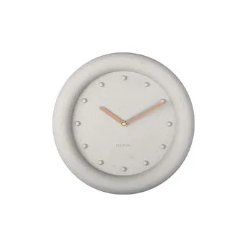 Hodiny Nástěnné hodiny Petra 30 cm světle šedé Karlsson