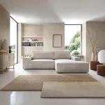 PCo Rohová sedací souprava FARO M, 267 cm Roh pohovky: Levý roh, Barva látky: POSO 34 (Grafit) 241053478