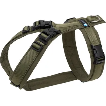 Postroj pro psa annyx popruh na hrudník Open Fun olivový L