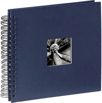 Fotoalbum Hama album klasické spirálové FINE ART 28x24 cm, 50 stran, modré