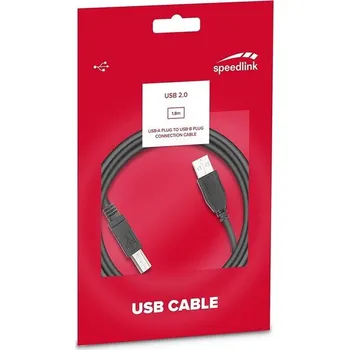 Datový kabel Speedlink USB 2.0 Cable, 1.80m Basic (SL-170201-BK)