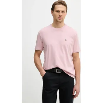 Dámské tričko Bavlněné tričko United Colors of Benetton 3MI5J1AF7 růžová 03X, vel. L