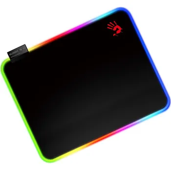 Počítač A4tech Bloody MP-45N, podsvícená RGB podložka pro herní myš 450×400mm, Černá