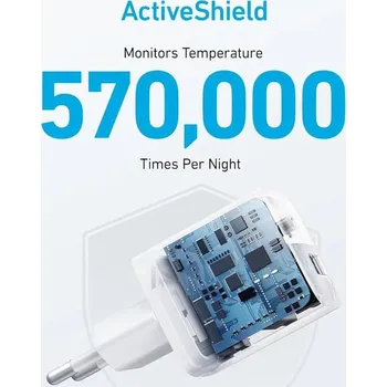 Nabíječka do sítě Anker 323 33W, 1xUSB-C, 1xUSB-A bílá