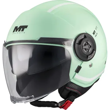 Auto-moto MT Helmets Otevřená helma na motorku MT Viale SV S Tasty C6 matná pastelově zelená L