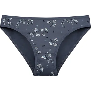 Kalhotky Donella Dámské kalhotky Emily - vyp Barva: Šedá - tmavě, Velikost: M