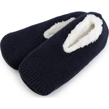 Deštník Pánská zimní domácí obuv s protiskluzem modrá tmavá 1 pár