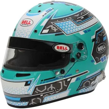 Auto-moto Přilba BELL RS7 PRO STAMINA, antracitová/akvamarínová (HANS)