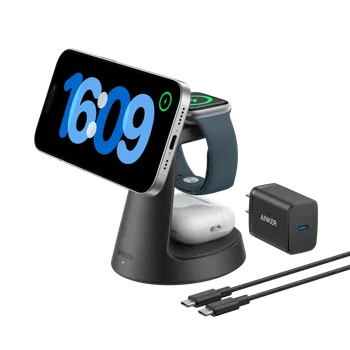 Bezdrátová nabíječka Anker MagGo B25M4 15W černá