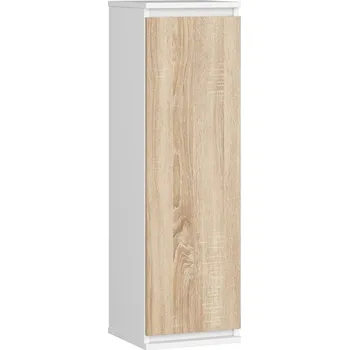 Policová skříň Závěsná skříňka Star 30 cm bílá/sonoma