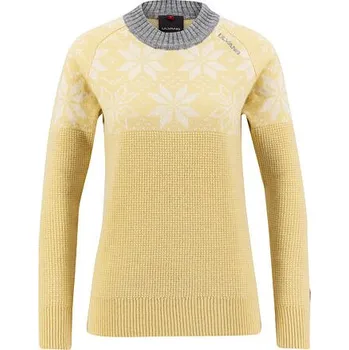 Dámský svetr Ulvang Rav Kiby Roundneck Sweater Parsnip/Vanilla/Grey Melange XL