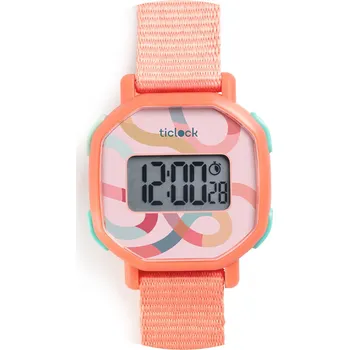 Digitální kamera Náramkové digitální hodinky Ticlock: Pastelová spirála