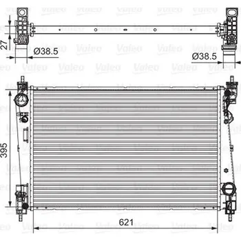 Chladič motoru Chladič, chlazení motoru VALEO 701655