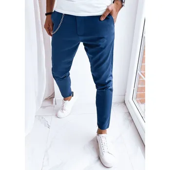 Pánské kalhoty Pánské kalhoty chinos Barva modrá DSTREET DStreet modrá 2263105