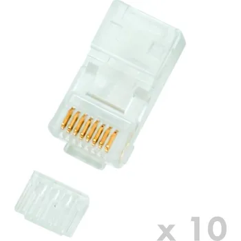 Síťový konektor DATACOM Plug UTP CAT6 8p8c- RJ45 drát