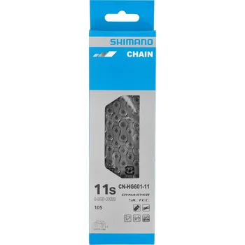 Řetěz na kolo Řetěz SHIMANO MTB/Sil/E-bike CN-HG601 - 11 rychlostí - 138 článků + rychlospojka