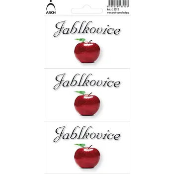 samolepka ARCH Samolepky domácí pálenky - Jablkovice 3ks