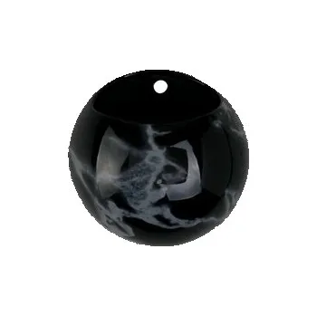 Váza Nástěnný květináč Globe mramorový černý Present Time