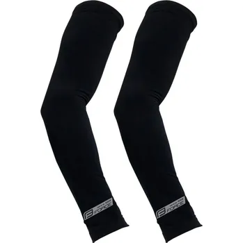 Cyklistické návleky FORCE RACE návleky na ruce, lepené, černé vel.M