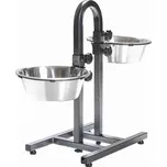 Psí bar - nastavitelná výška misek, 2x miska 2,8l/24cm
