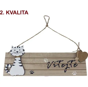 Cedule s kočkou - Vítejte 2. jakost D5070/B