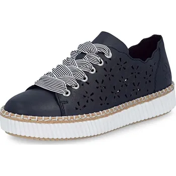 Dámské polobotky Dámské polobotky RIEKER M2902-14 modrá S6 41