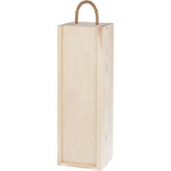 Stojan na víno Galanteriadrew dřevěná dárková krabička na víno vinto V-1/W 40001