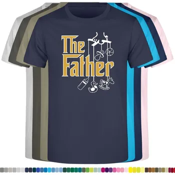 Pánské tričko levne-bavlnene-tricko-potisk-loutka-kmotr-otec Barva: Navy - tmavě modrá, velikost: S