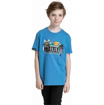 Chlapecké tričko Dětské tričko Meatfly Skejters Blue 146
