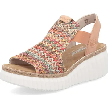 Dámské sandále Dámské sandály RIEKER 69172-92 oranžová S6 42