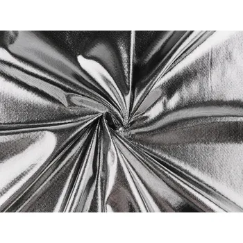 Úplet strečový s metalickým efektem