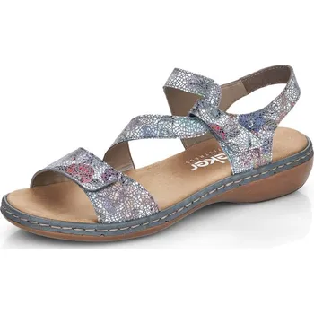 Dámské sandále Dámské sandály RIEKER 659C7-90 modrá S6 42