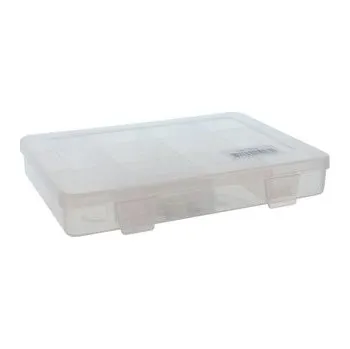 Dárková krabička Plastová krabička s 12 pevnými přepážkami 182x140x30mm